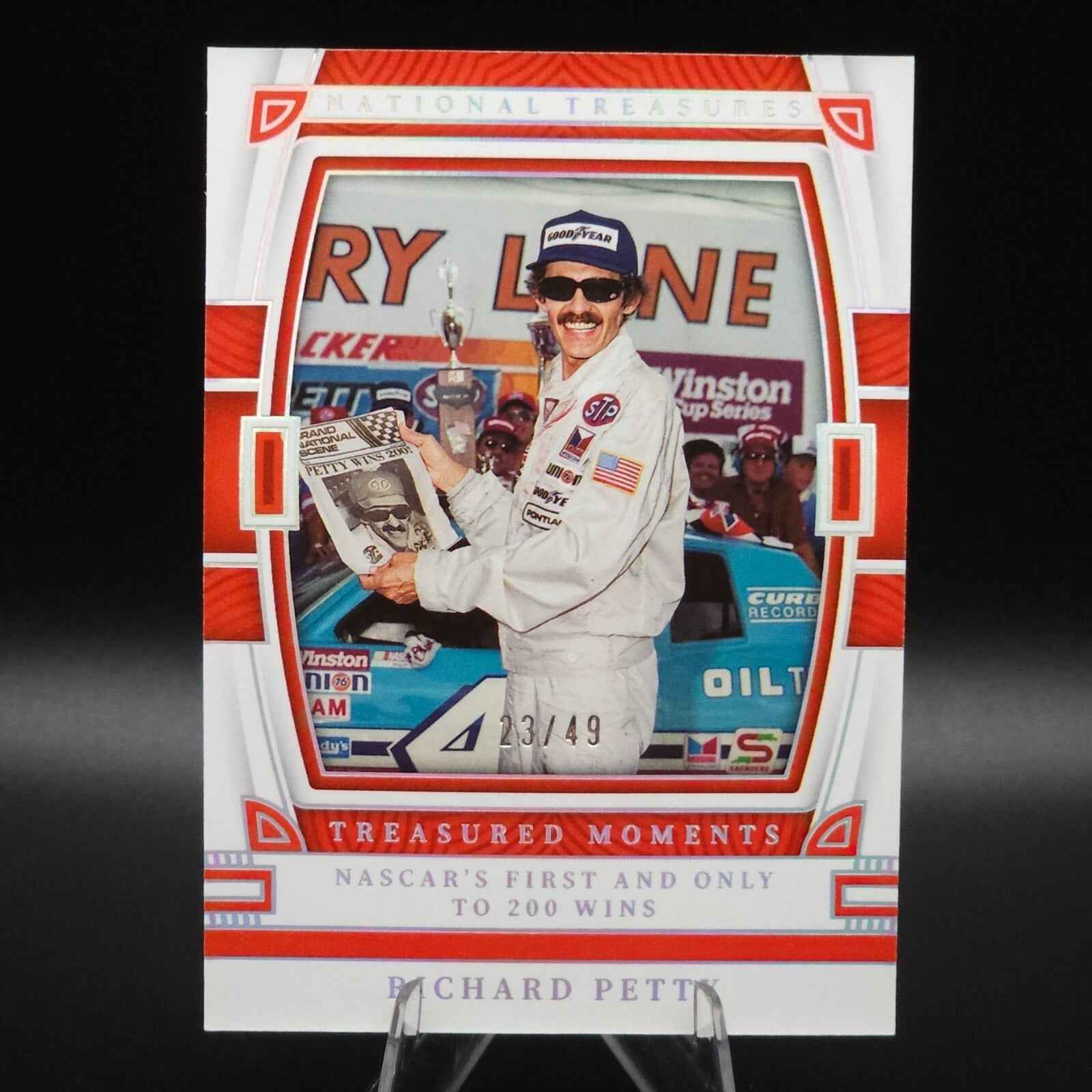 2023 Panini National Treasures Treasured Moments Richard Petty Holo Silver /49 - NASCARD.shop