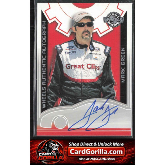 2002 Wheels High Gear #NNO Mark Martin Autographs
