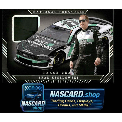 2024 Panini National Treasures Brad Keselowski Track Gear Holo Silver #/25