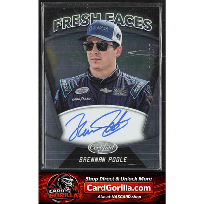 2018 Panini Certified #FFS-BP Brennan Poole Fresh Faces Signatures #/199