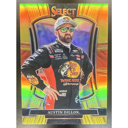 2026 Panini Select NASCAR Austin Dillon #213 Set - Trackside Gold Prizms 6/10