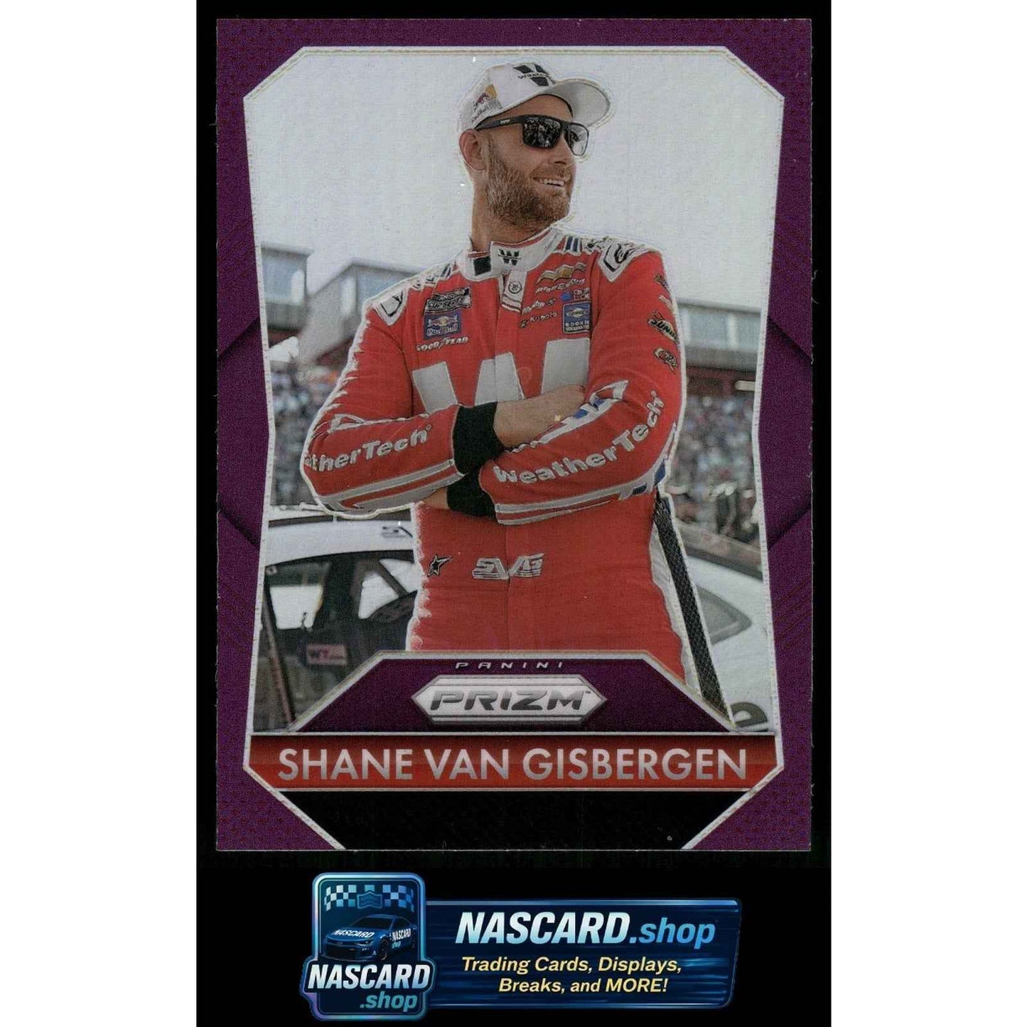 2025 Panini Prizm Throwback #200 Shane Van Gisbergen Purple #/99
