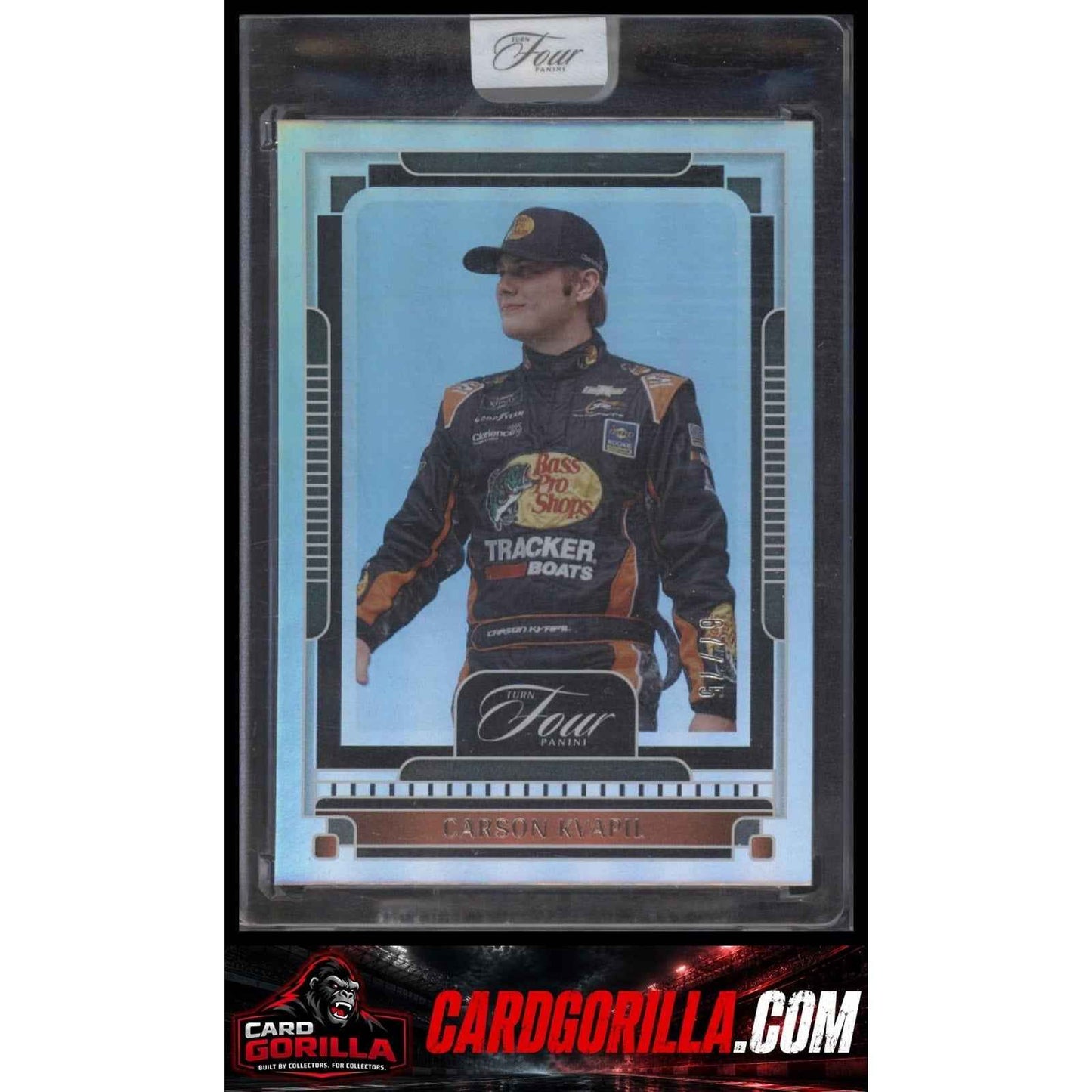 2025 Panini Turn Four #99 Carson Kvapil #/75