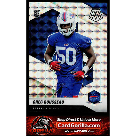 2021 Panini Mosaic #353 Greg Rousseau Prizm
