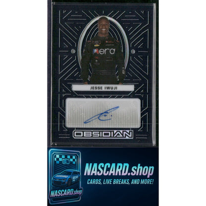 2023 Panini Chronicles #JI Jesse Iwuji Obsidian Signatures - NASCARD.shop