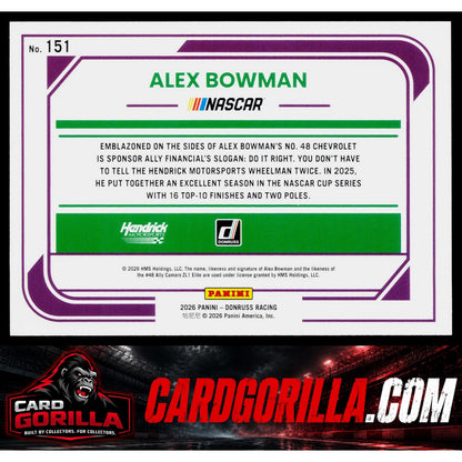 2026 Donruss #151 Alex Bowman Mojo #/25