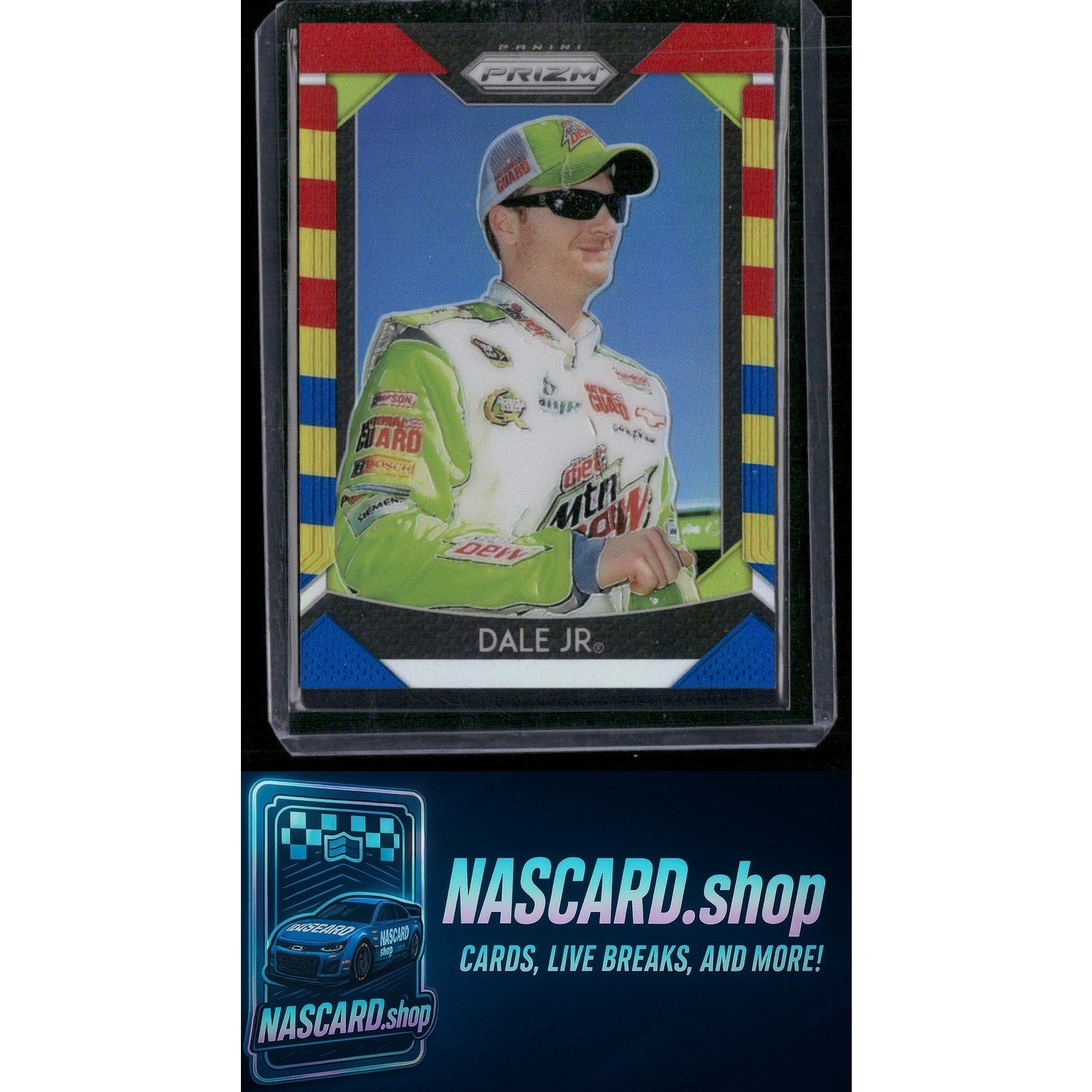 2019 Panini Prizm #41 Dale Earnhardt Jr Rainbow #/24 - Card Gorilla