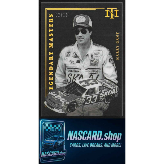 2023 Panini National Treasures #LM23 Harry Gant Legendary Masters Holo Gold #/10