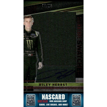 2023 Prime Signature Swatches Red Riley Herbst /25 - NASCARD.shop
