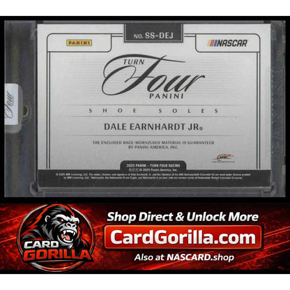 2025 Panini Turn Four #SS-DEJ Dale Earnhardt Jr Shoe Soles #/49