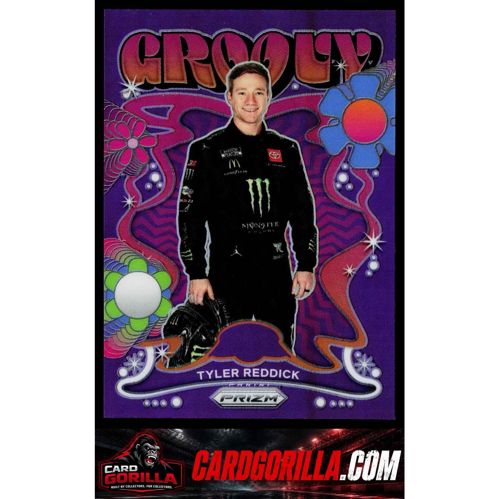 2023 Panini Prizm #G13 Tyler Reddick Groovy
