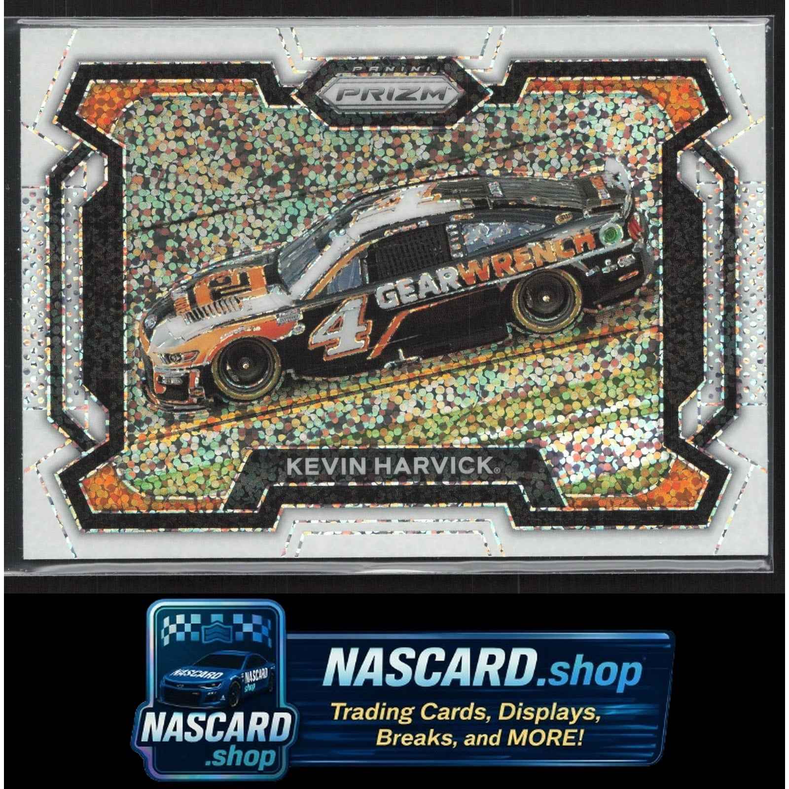 2024 Panini Prizm #75 Kevin Harvick White Sparkle