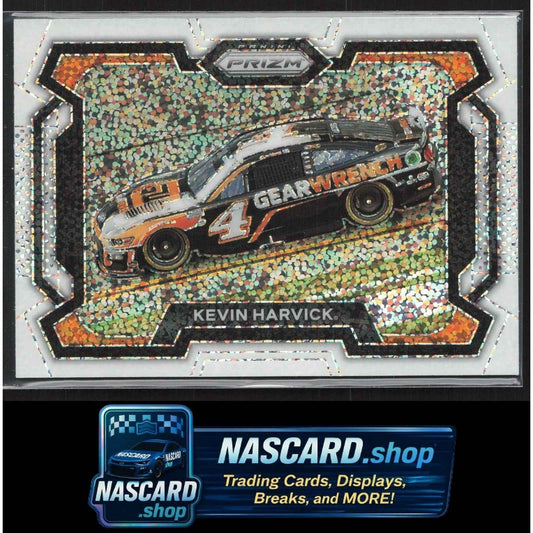 2024 Panini Prizm #75 Kevin Harvick White Sparkle
