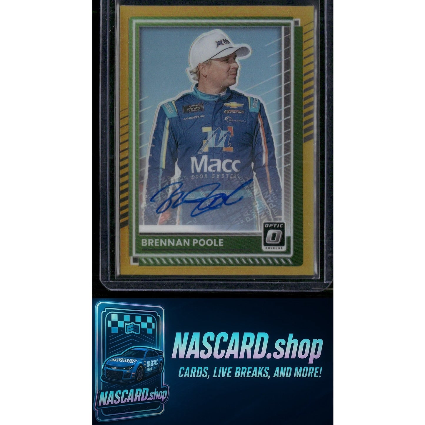 2025 Donruss #43 Brennan Poole Optic Signatures Gold #/10 - Card Gorilla