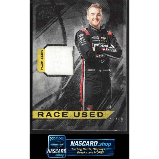 2023 Panini Prime #RU-TDI Ty Dillon Race Used Sheet Metal #/99