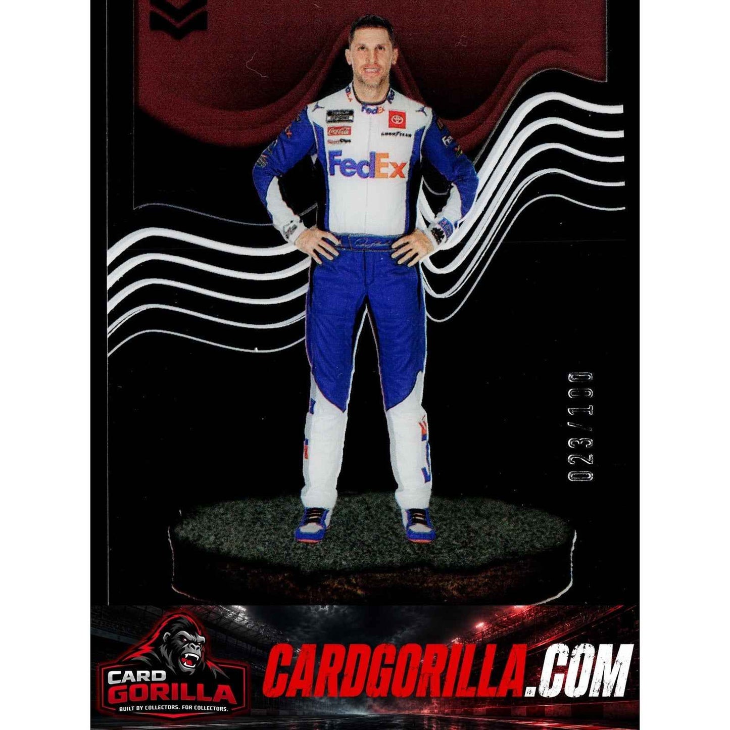 2023 Panini Chronicles #26 Denny Hamlin Magnitude Red #/100