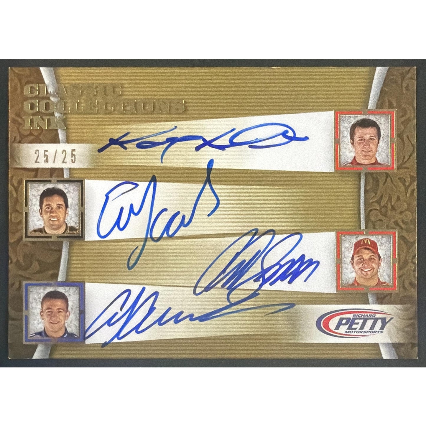 2009 Press Pass Classic Collections Ink Kahne Sadler Sorenson Allmendiger 25/25