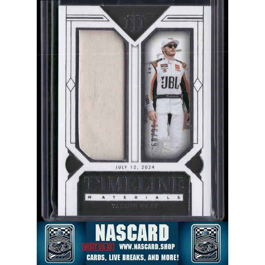 2024 Panini National Treasures #TM-TAY Taylor Gray Timeline Materials - NASCARD.shop