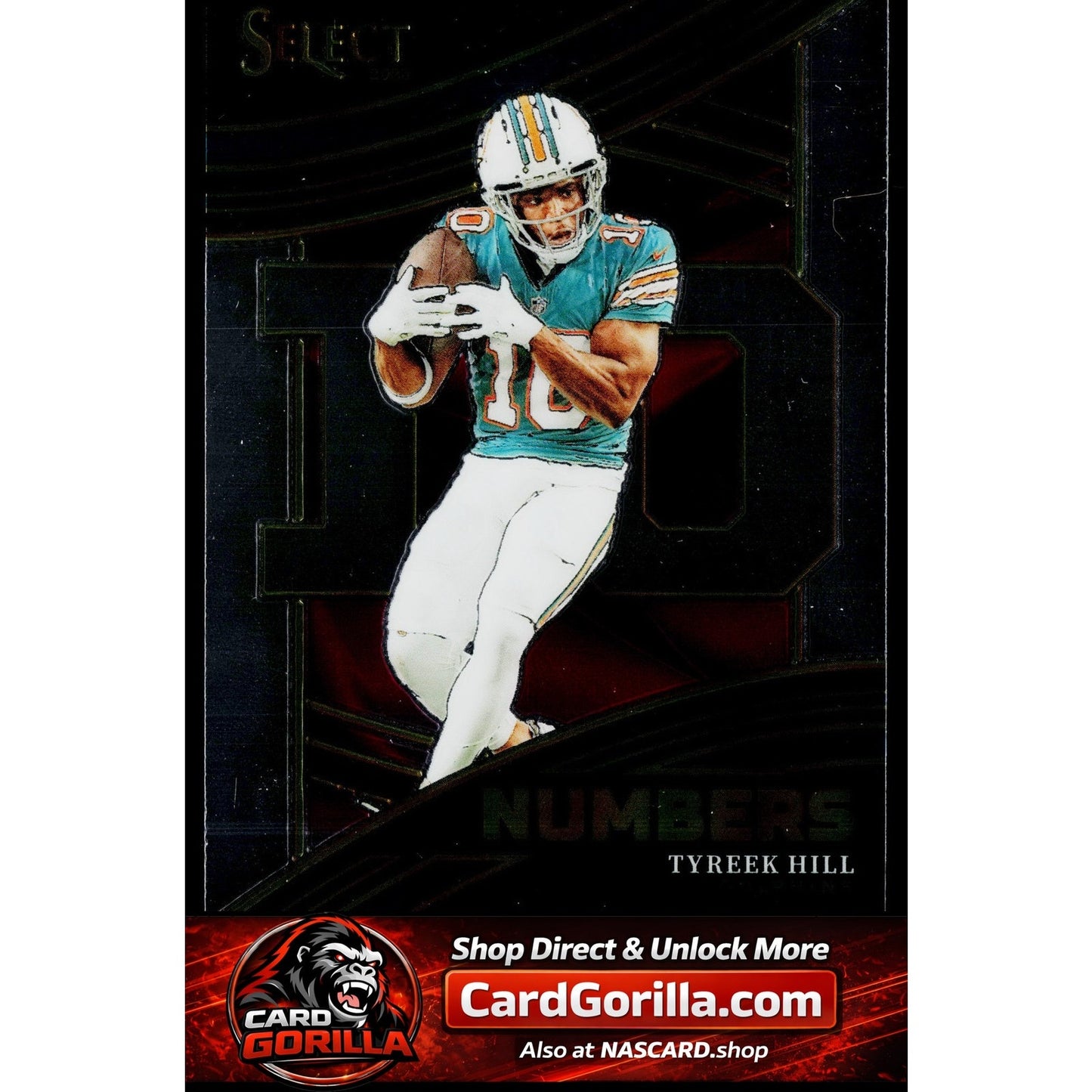 2023 Panini Select #NMB-THI Tyreek Hill Numbers