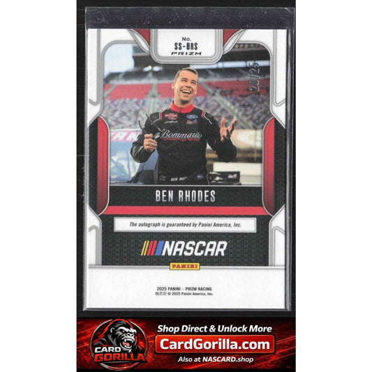 2025 Panini Prizm #SS-BRS Ben Rhodes Sensational Signatures Mojo #/25