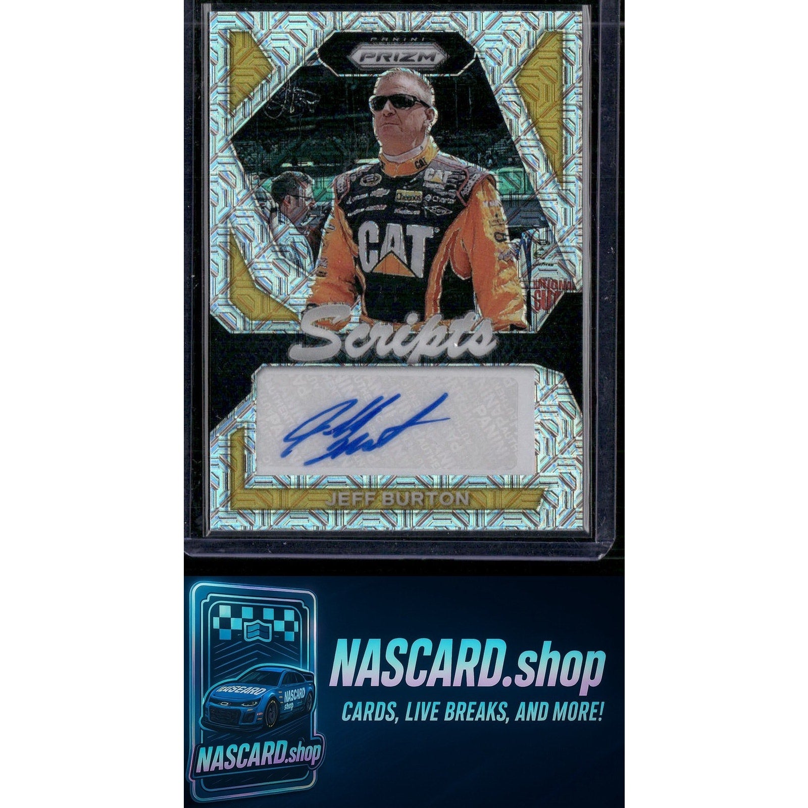 2024 Panini Prizm #S-JBN Jeff Burton Scripts Mojo #/25 - Card Gorilla