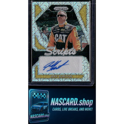 2024 Panini Prizm #S-JBN Jeff Burton Scripts Mojo #/25 - Card Gorilla