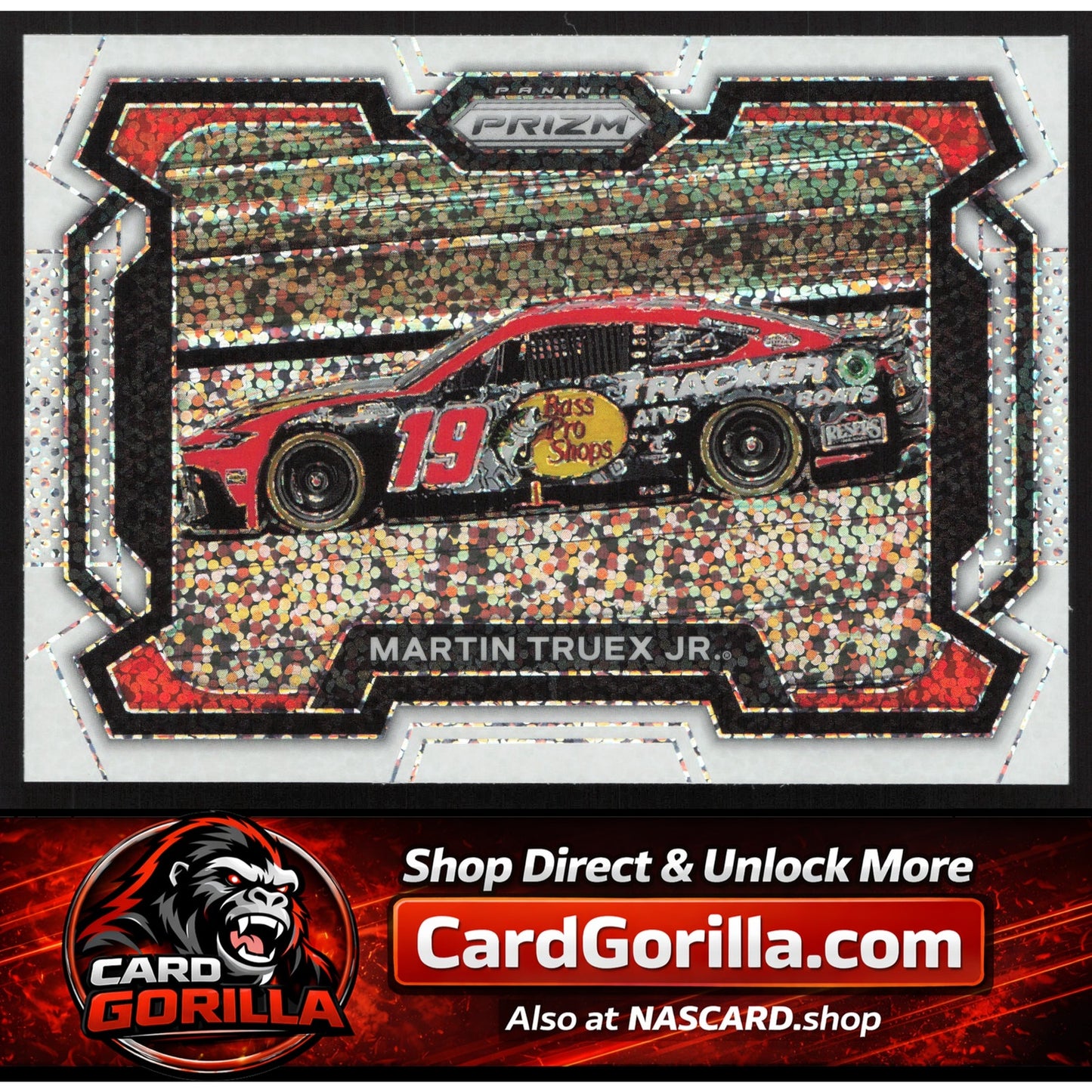 2024 Panini Prizm #27 Martin Truex Jr. White Sparkle