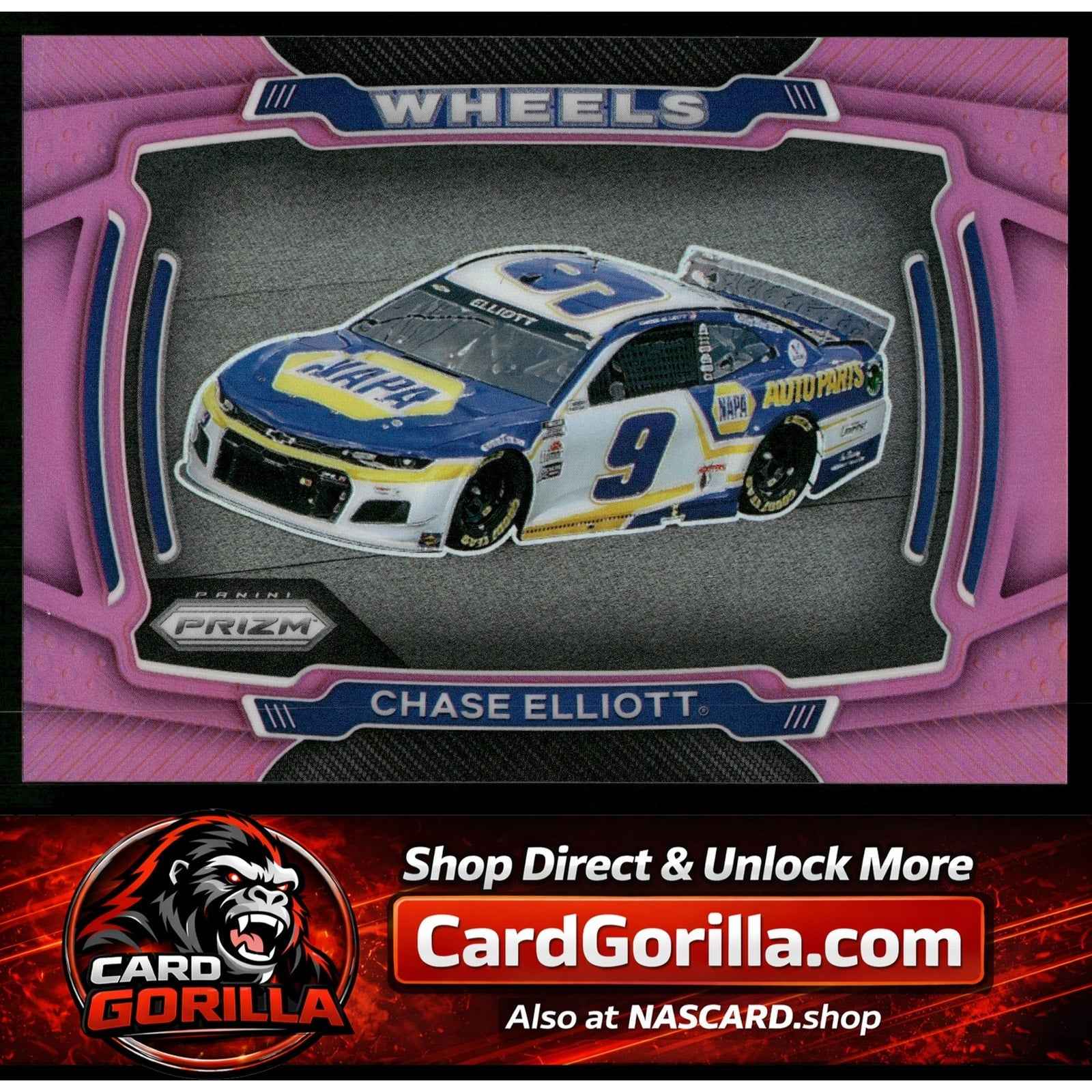 2021 Panini Prizm #62 Chase Elliott Pink Prizm #/50