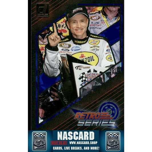 2024 Panini Donruss NASCAR - Retro Series Mark Martin #17 Blue Cracked Ice 24/35