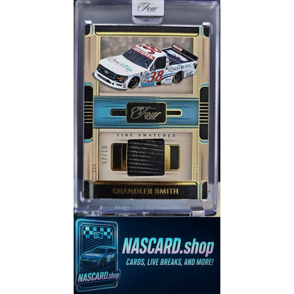 2025 Panini Turn Four #TS-CST Chandler Smith Tire Swatches Gold #/10