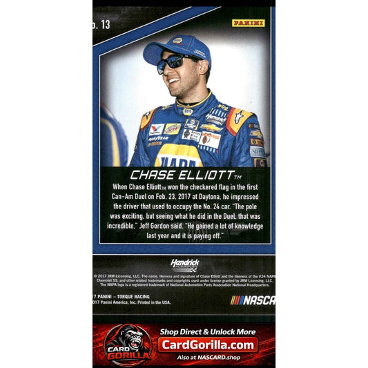 2017 Panini Torque #13 Chase Elliott Artist Proof #/75