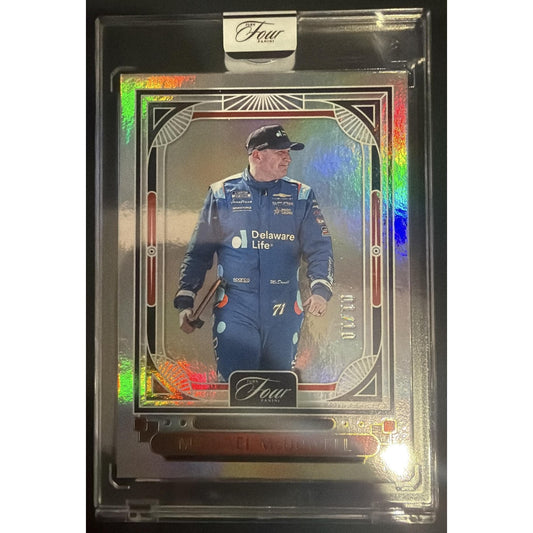 2026 Panini Turn Four Racing Michael McDowell #95 Gold 1/10