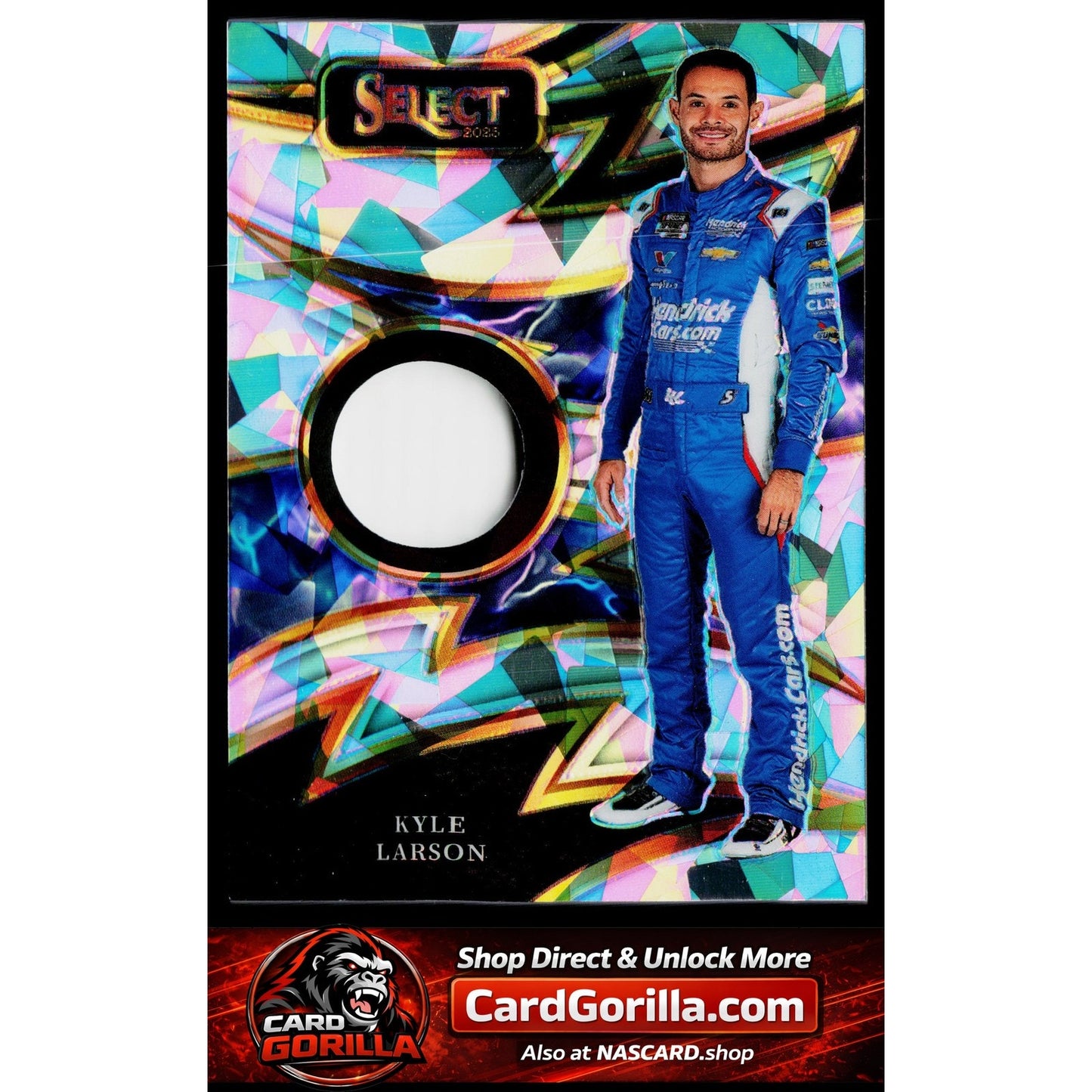 2025 Panini Select #S-KLN Kyle Larson Sparks Ice Prizms