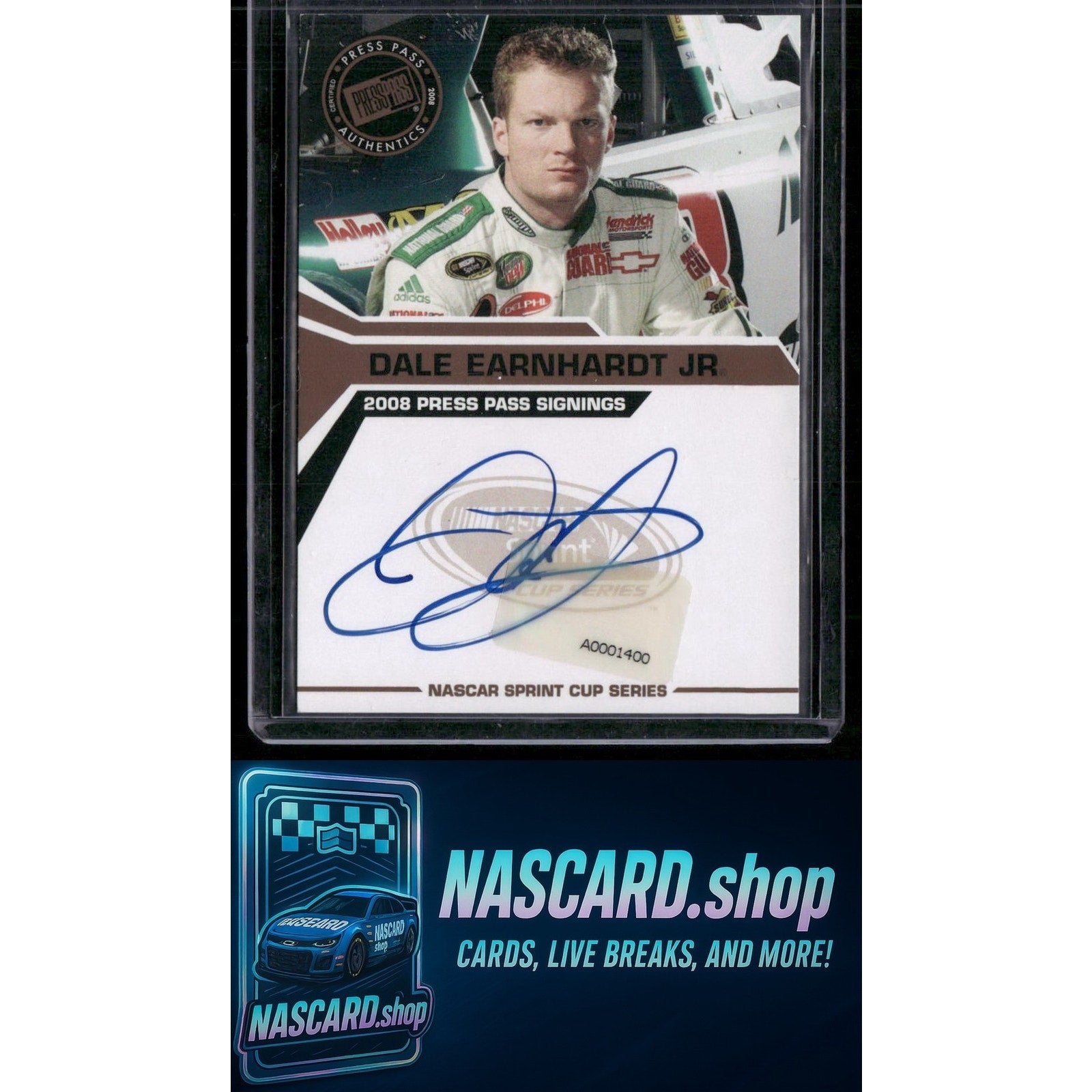 2008 Press Pass Signings Dale Earnhardt Jr. - Card Gorilla
