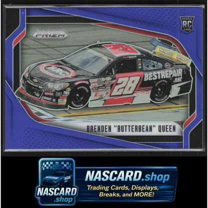 2025 Panini Prizm #108 Brenden "Butterbean" Queen Blue #/199 RC