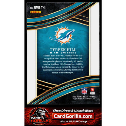 2023 Panini Select #NMB-THI Tyreek Hill Numbers