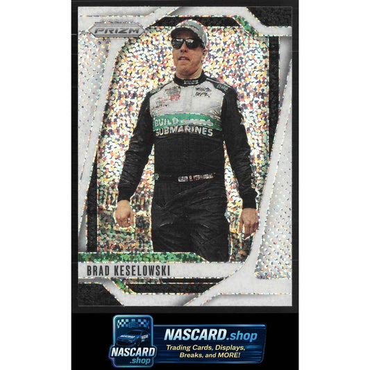 2025 Panini Prizm #6 Brad Keselowski White Sparkle