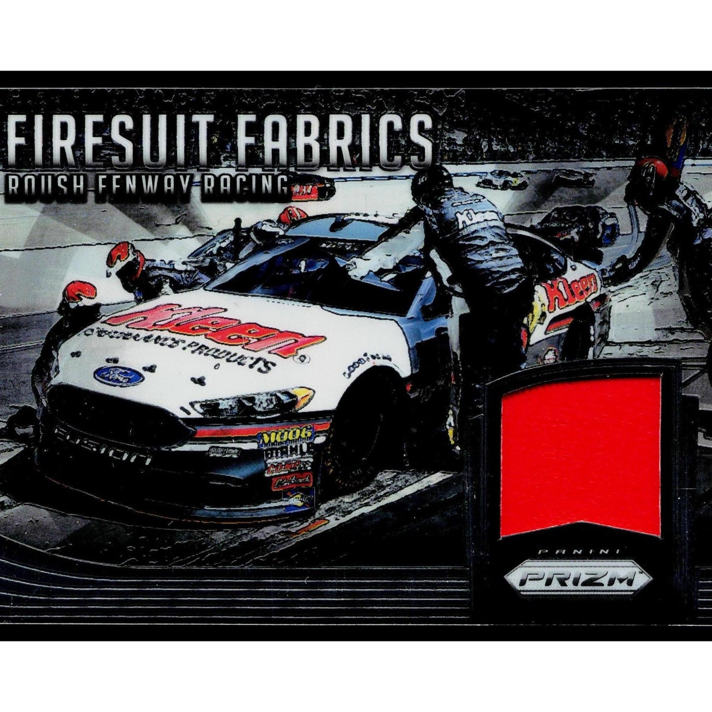 2016 Panini Prizm Greg Biffle Roush Fenway Firesuit Fabrics Team #/249