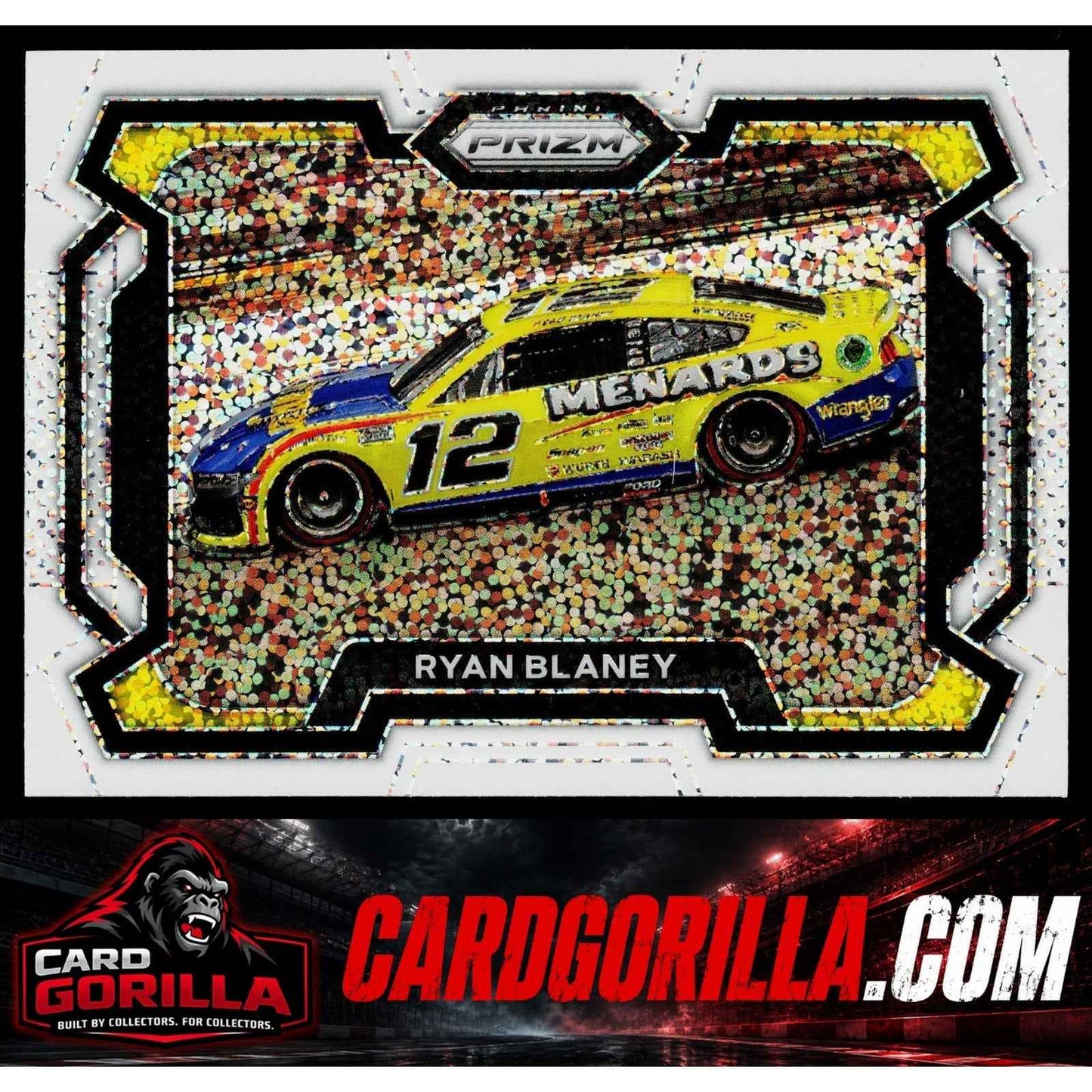 2024 Panini Prizm #50 Ryan Blaney White Sparkle