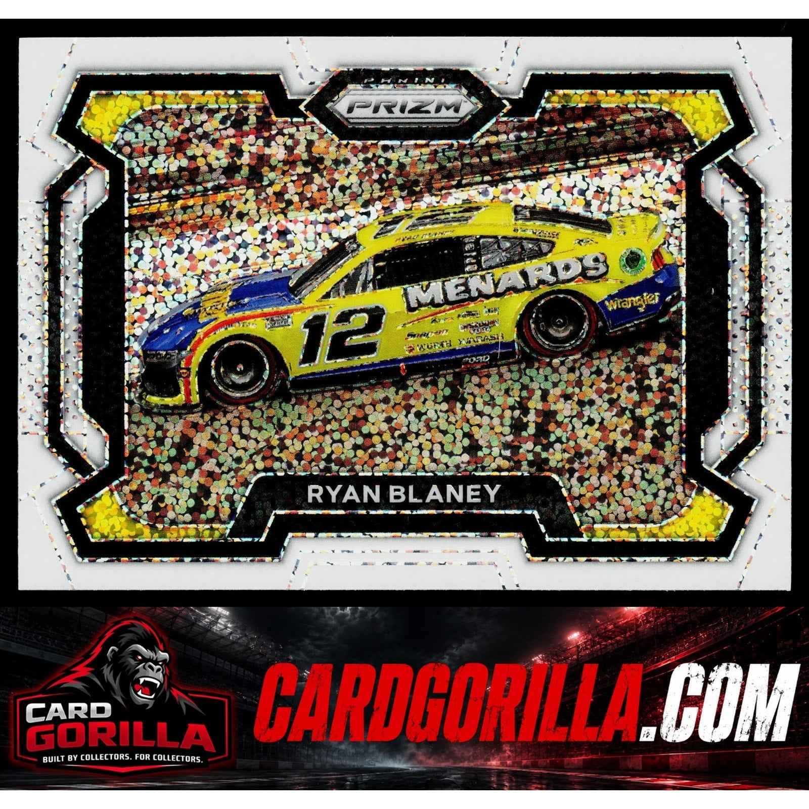 2024 Panini Prizm #50 Ryan Blaney White Sparkle