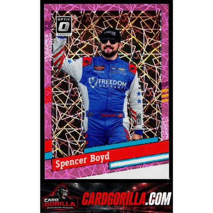 2024 Donruss #122 Spencer Boyd Optic Pink Velocity #/79