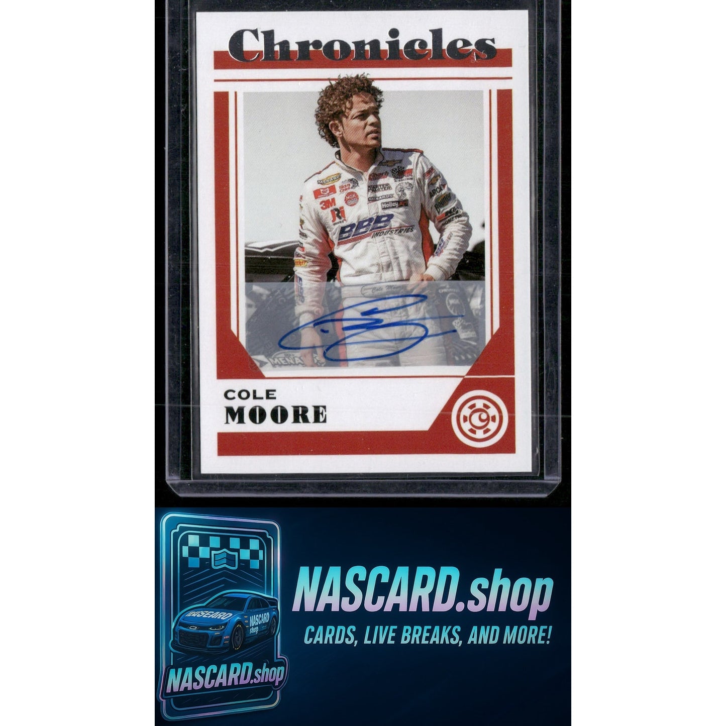 2023 Panini Chronicles #15 Cole Moore Chronicles Autographs - NASCARD.shop