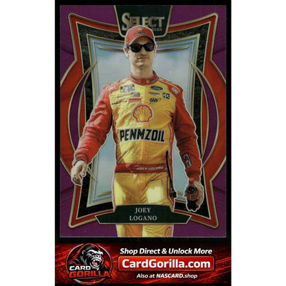 2025 Panini Select #39 Joey Logano Purple Prizms #/199