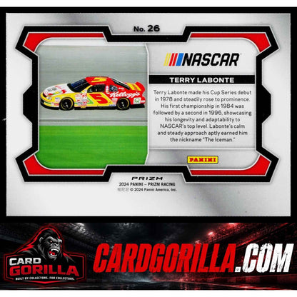 2024 Panini Prizm #26 Terry Labonte White Sparkle