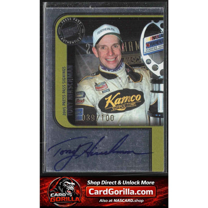 2005 Press Pass #NNO Tony Hirschman Signings Platinum #/100