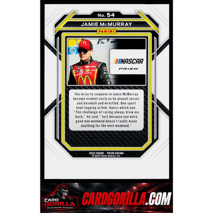 2023 Panini Prizm #54 Jamie McMurray White Sparkle Prizm