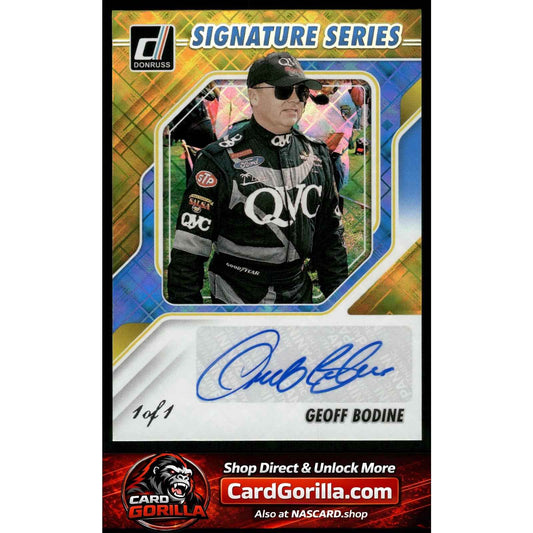 2026 Donruss #SS-GBD Geoff Bodine Signature Series Diamond Platinum #1/1