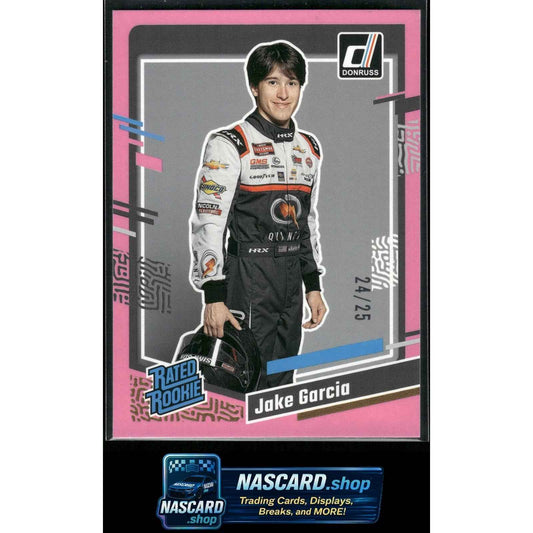 2024 Donruss #95 Jake Garcia Pink #/25