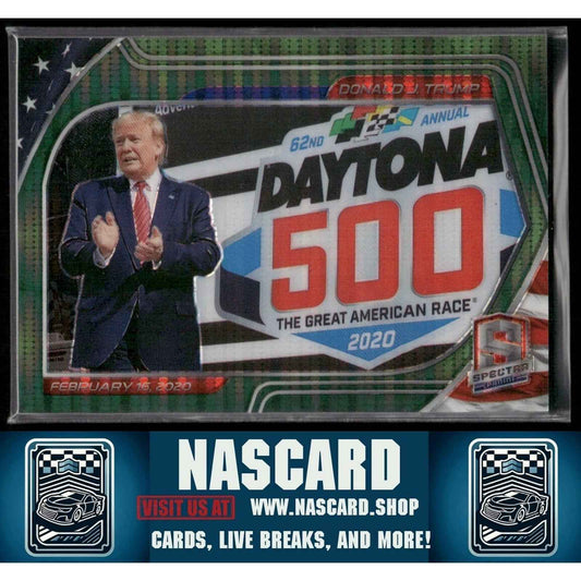 2020 Chronicles Spectra Presidential Collection Donald Trump Emerald Pulsar 5/5 - Card Gorilla