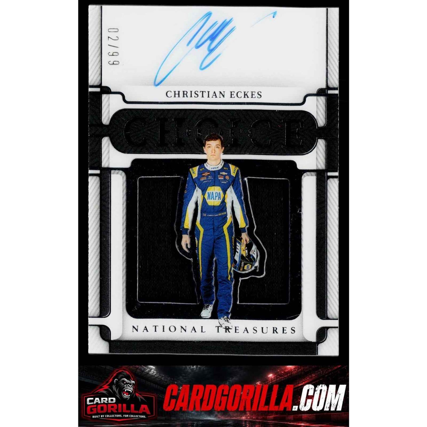 2023 Panini National Treasures #EC-CKS Christian Eckes Ecklar's Choice #/99